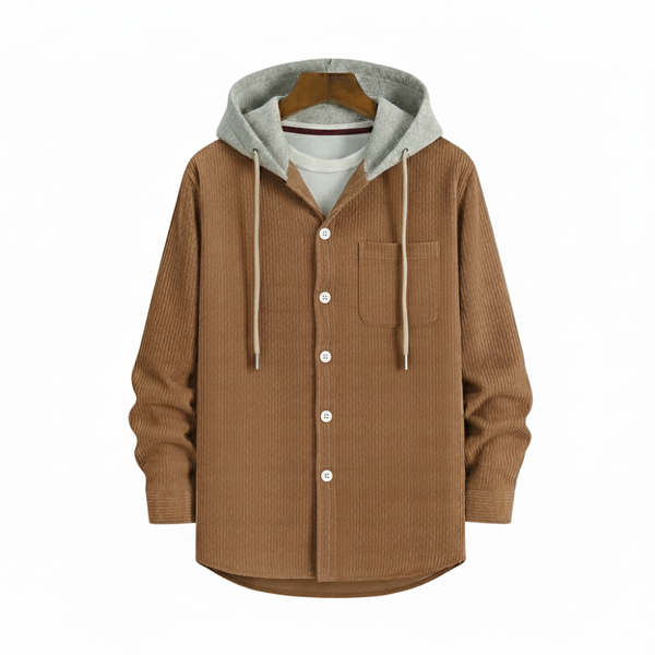 Corduroy Hooded shirt for winter (Unisex)