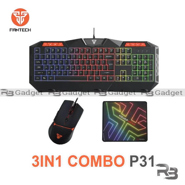 Fantech P31 Keyboard, Mouse & Mousepad Combo