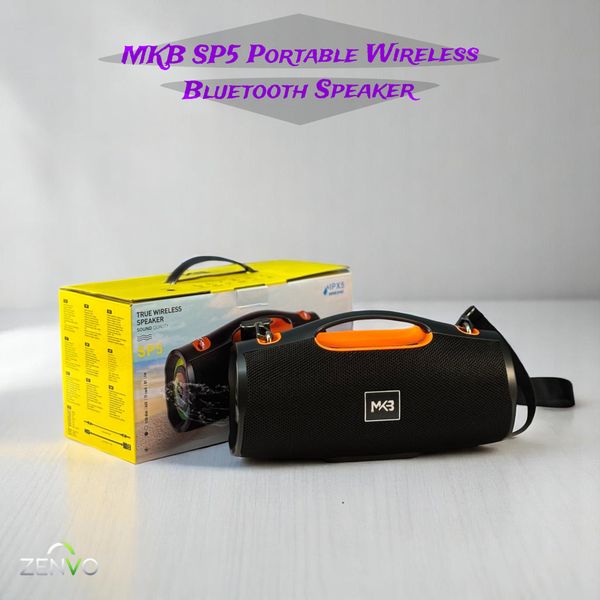 MKB SP5 Portable Wireless Bluetooth Speaker – Black