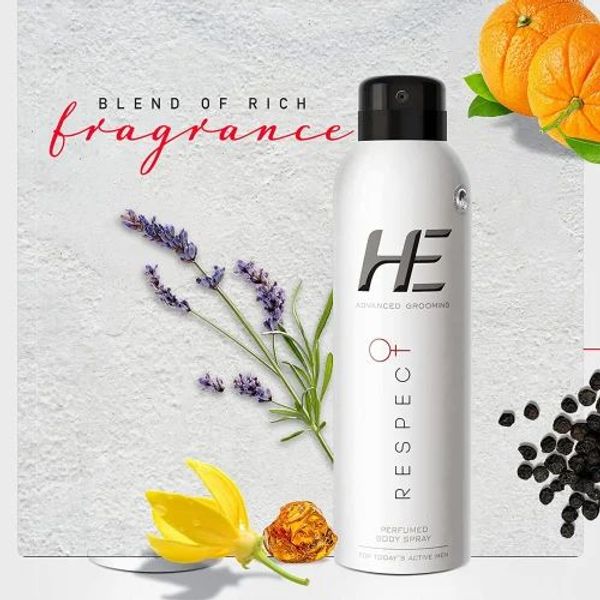 He Advanced Grooming Respect Perfumed Body Spray
