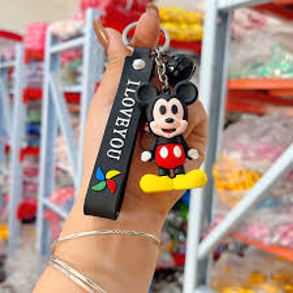 New Cartoon Cute Mickey Mouse Minnie Key Chain, Mickey Mouse Bag, Charm Key Chain, Small Gift Wholesale