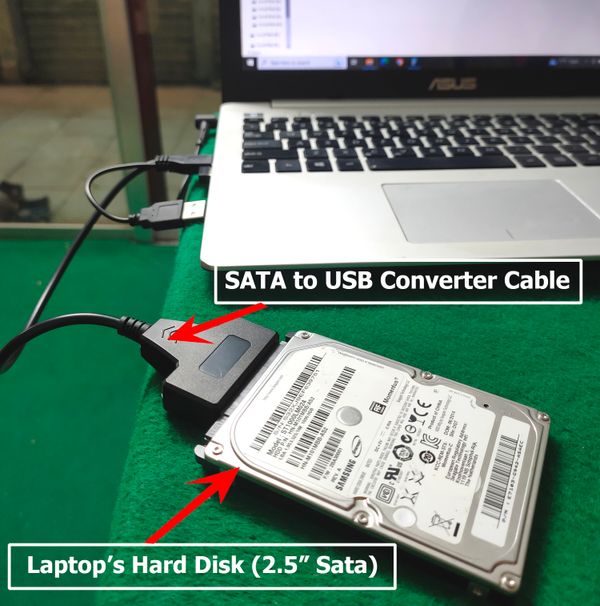 USB to Sata 2.5” Cable Converter for Laptop Hard Disk HDD