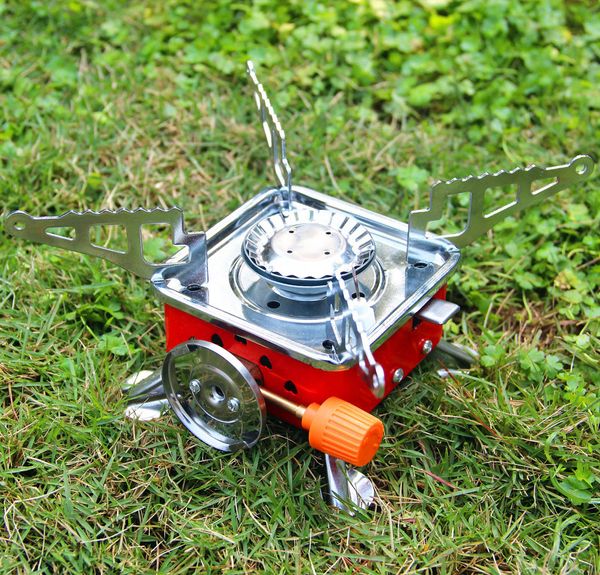 K202-A Card Type Portable and Foldable Camping Stove with Free Gas Can