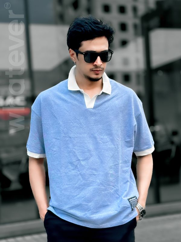 OLD MONEY PK WASH POLO (Light Ash)