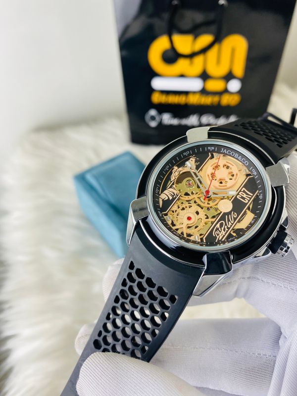 CR7 AUTOMATIC || BLACK STRAP