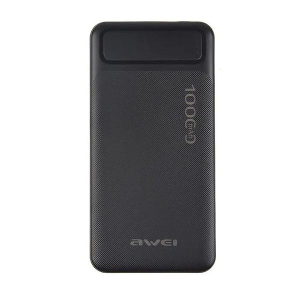 Awei P5K 10000mAh Power Bank Fast Charging- Black Color পাওয়ার ব্যাংক ।