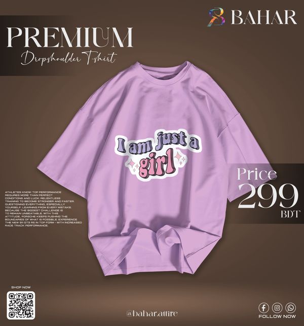 Oversized T-Shirt (I am just a girl)