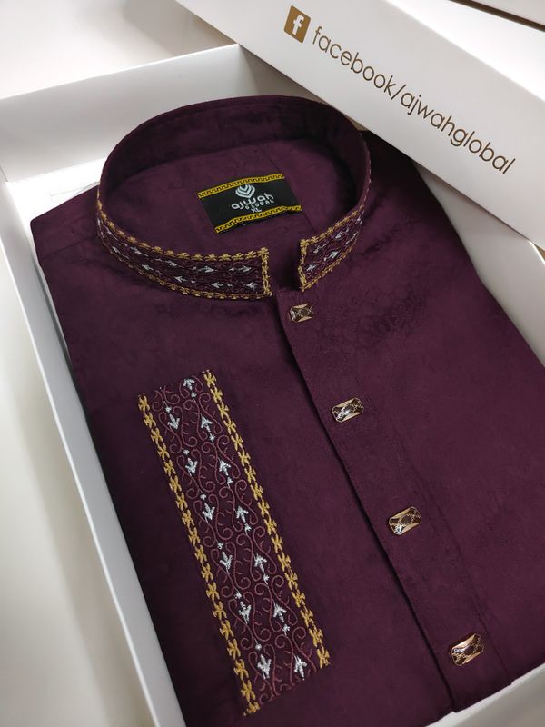 Royal Maroon Elegance Panjabi
