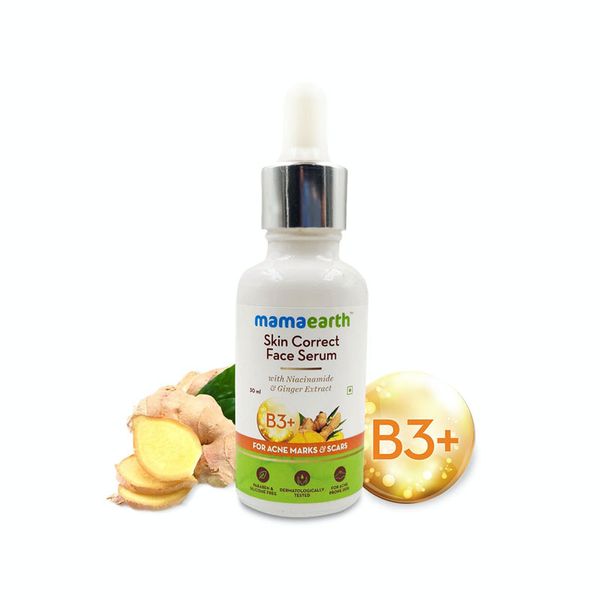 Mamaearth Skin Correct Face Serum with Niacinamide & Ginger Extract – 30ml