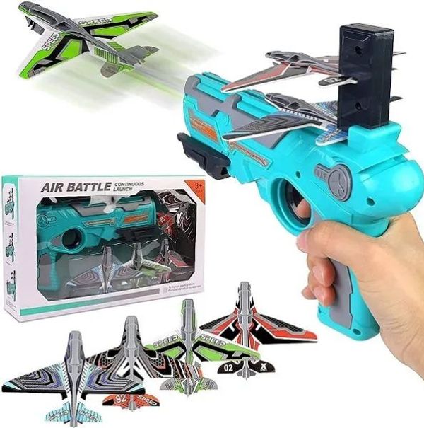 Gun Launcher Aircraft – Yellow খেলনা।