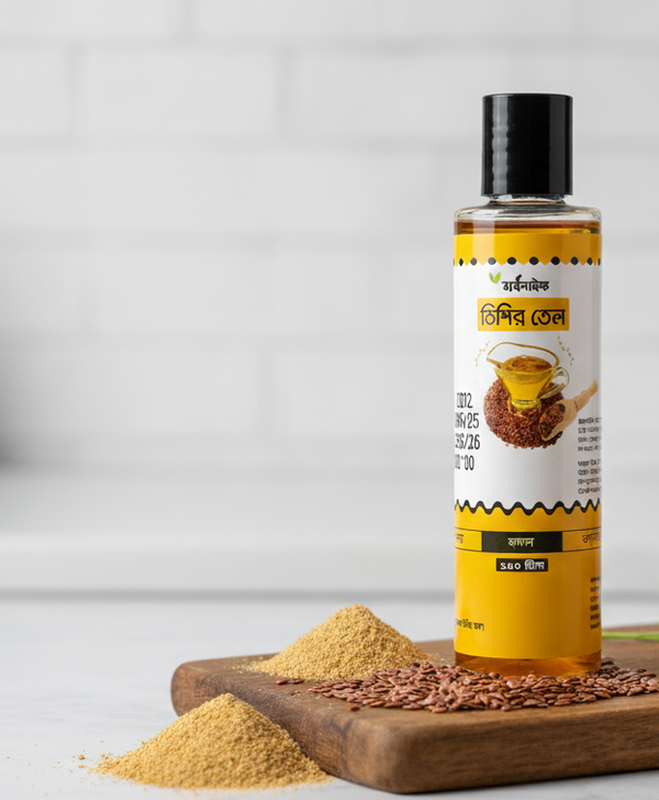 তিশির তেল / Flaxseed Oil (১০০ মিলি)