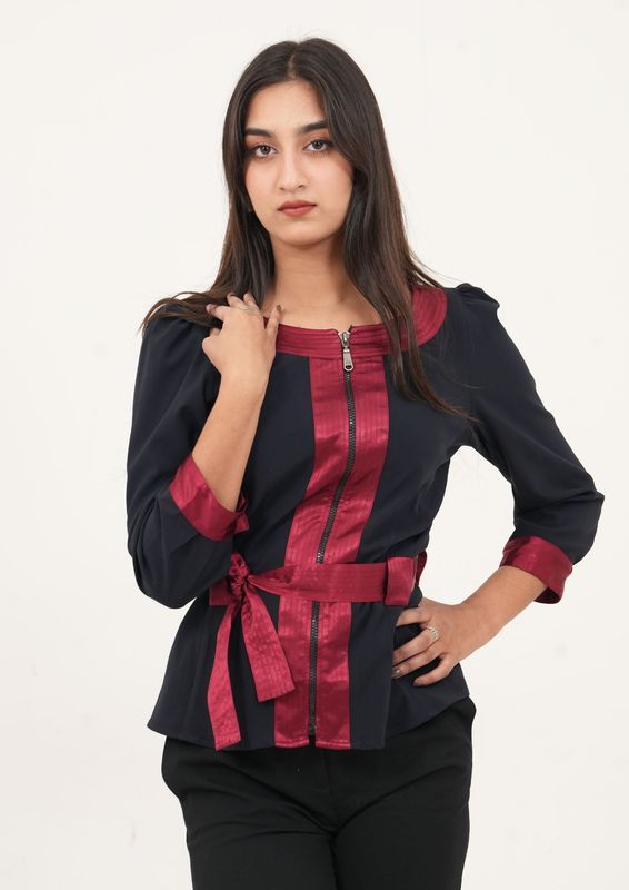 Elegant Black Velvet Wrap Dress