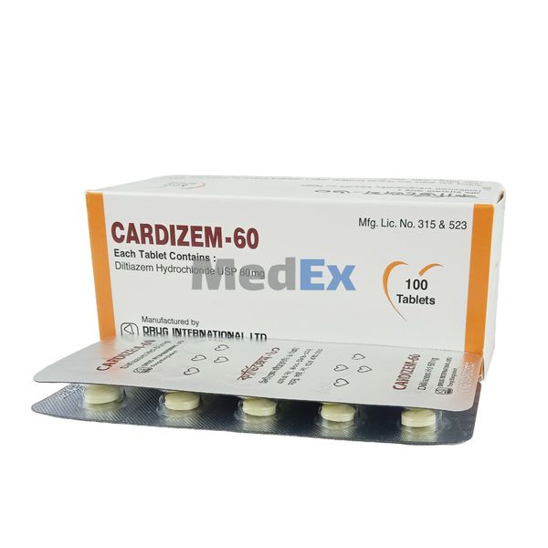 cardizem 60mg 1 pata