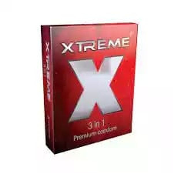 Xtreme 3 in 1 Condom, Pack of 3pcs