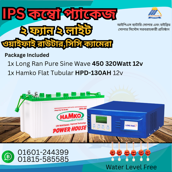 2 Fan 2 Light 1 wifi Router Combo Package Home IPS / UPS