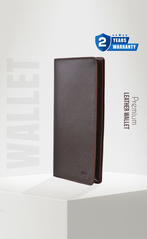 ProX High Quality Original Cow Leather Wallet_PW-2715 Dark Coffee