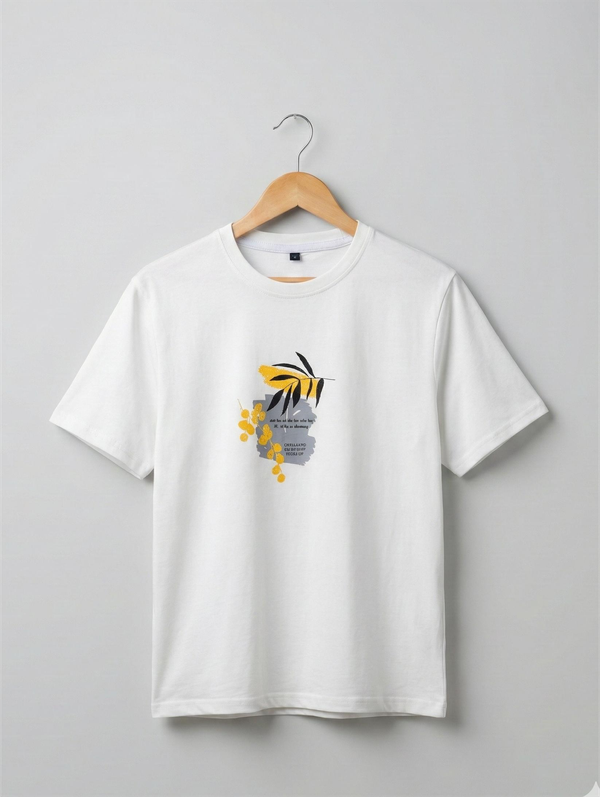 Minimalist Nature-Inspired Graphic T-Shirt