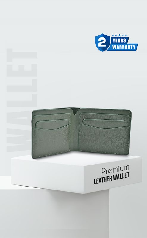 ProX High Quality Original Cow Leather Wallet_FW-2746 Green