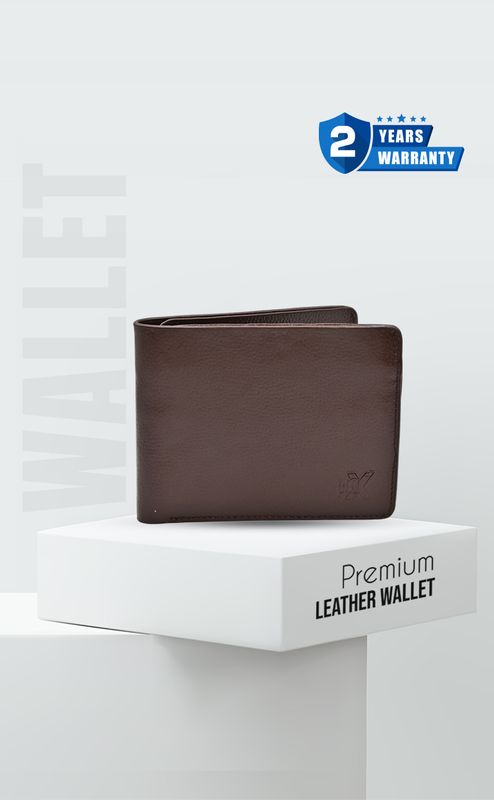 ProX High Quality Original Cow Leather Wallet_FW-2746 Coffee