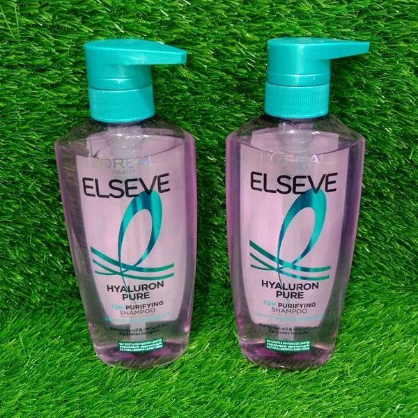 Loreal Elseve Hyaluron Pure 72H Purifying Shampoo- (400Ml