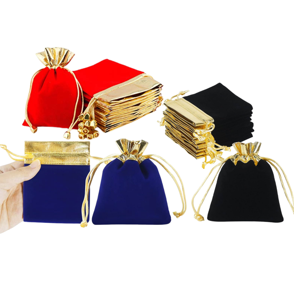 Premium Velvet Drawstring Gift Bags