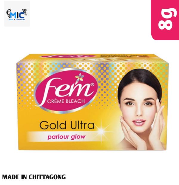 Fem Fairness (Gold Ultra) Crème Bleach - 8g | Advanced Parlour Like Glow System
