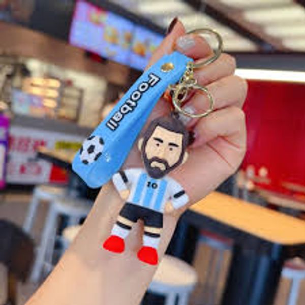 Factory direct cartoon epoxy glue doll keychain pendant cute couple car key ornament gift wholesale