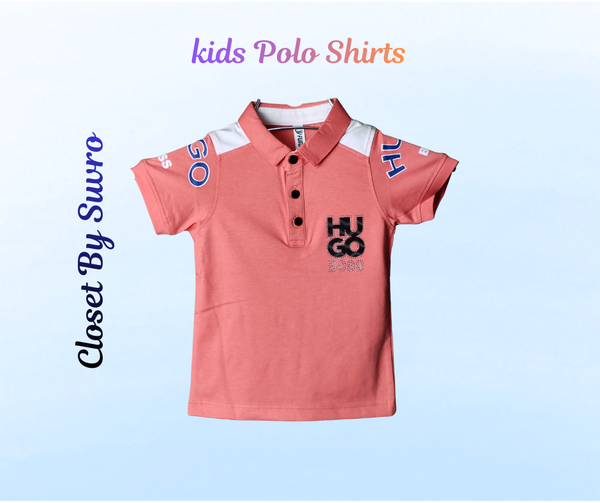 Kids Stone Work Polo Shirts - Image 2