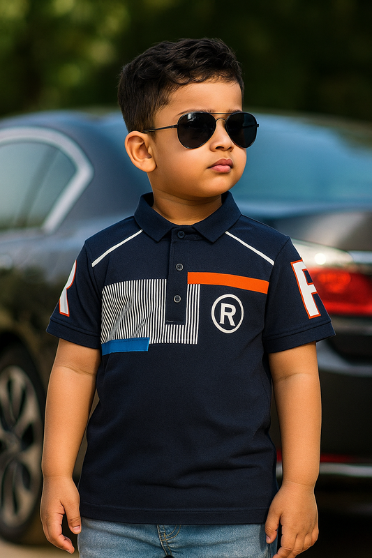 Kids Lycra Polo - Image 1
