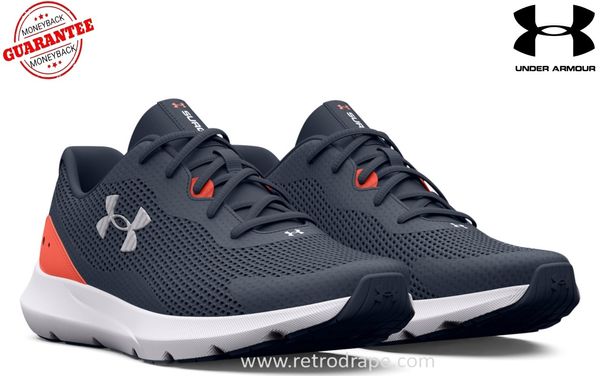 Men's UA Surge 3 Running Shoes Mod Gray Size US 8.5