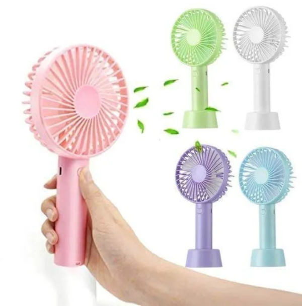 Mini USB Rechargeable Fan – 3 Speed Portable Desk Fan