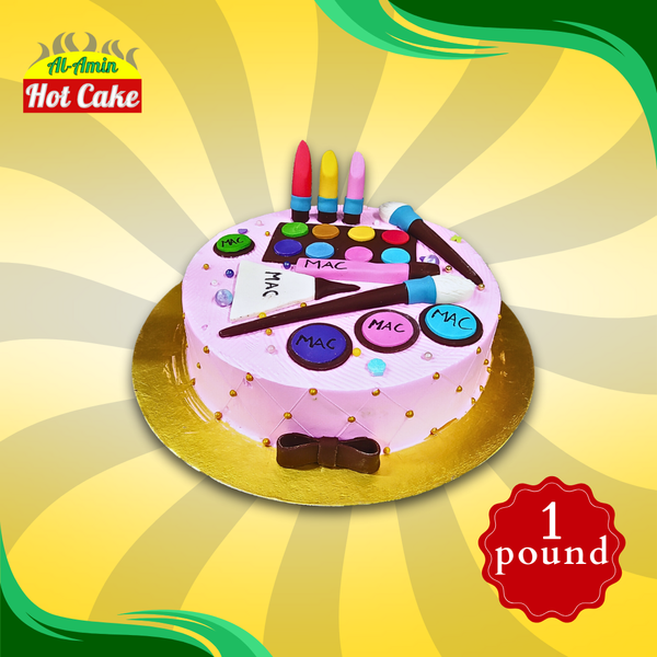 Makeup Theme Cake