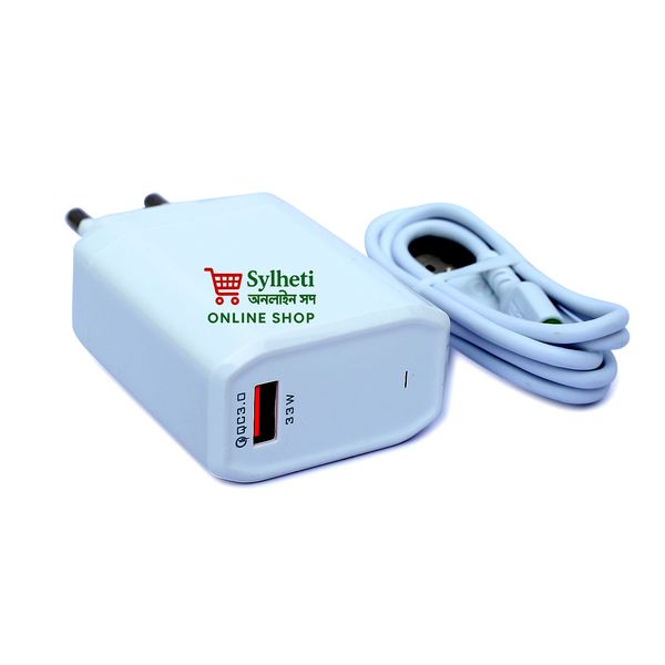 Excel 33W High Quality E130 PD Type-C fast charger with cable
