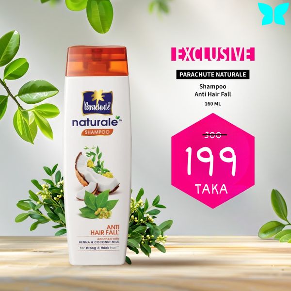 Parachute Naturale Shampoo Anti Hair Fall 160.0 ml