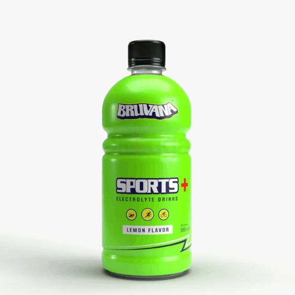 Bruvana Sports+ Electrolyte Beverage 500ml (Lemon Flavor)