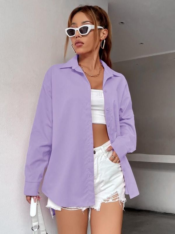Vogue flow relaxed fit shirt