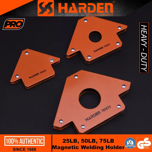 HARDEN Magnetic Welding Holder, 25 | 50 | 75 Lbs; Model : 765025 | 765050 | 765075