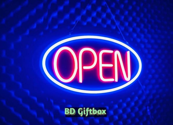 GearUP OPEN10 Neon Business Sign For Shop, Restaurant, Pharmacy, Cafe