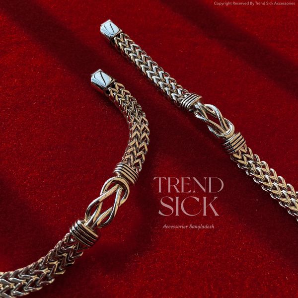 NOEUD MENS BRACELET (Silver)