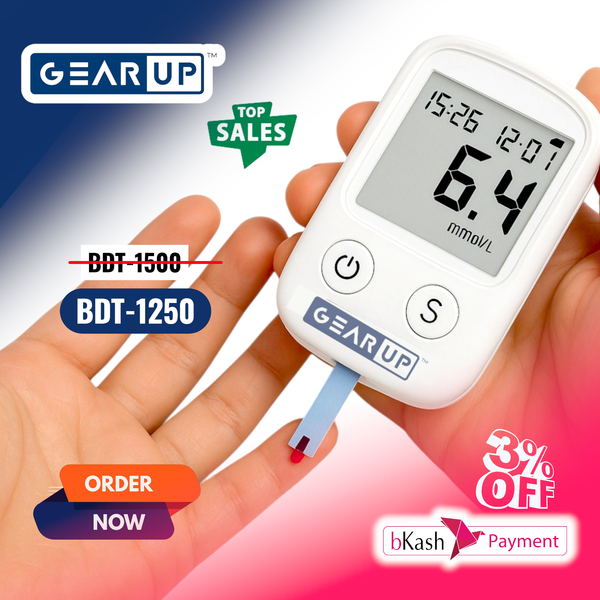 Blood Glucose Meter With 25 Test Strips
