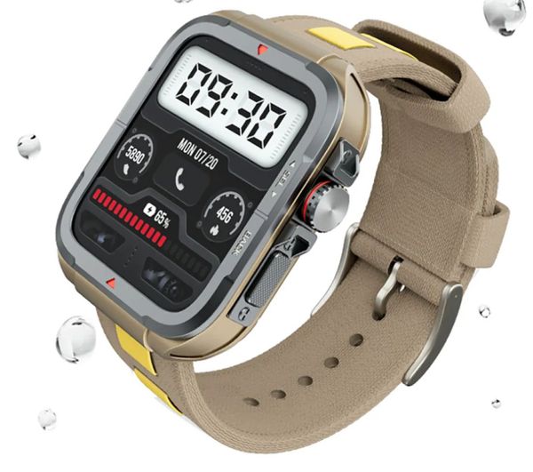 Udfine Watch GT Smartwatch – Yellow Color স্মার্ট ওয়াচ ।