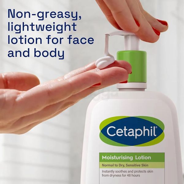 Cetaphil Moisturizing lotion for- Normal to sensitive skin- 236ml - Image 3