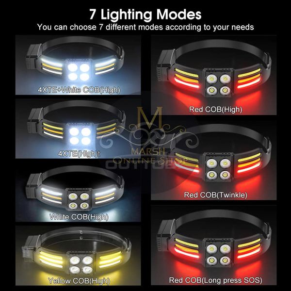 💥Outtobe COB Multifunctional Headlamp - Image 5