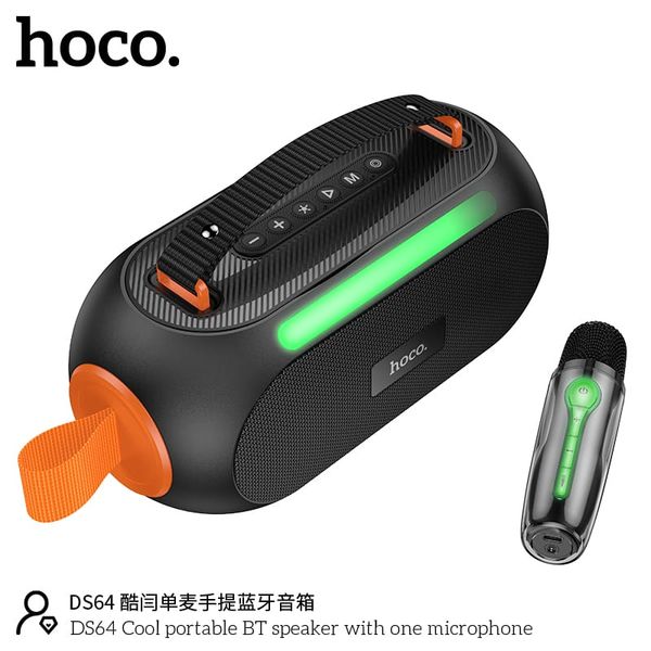 Hoco Ds64 Wireless Bluetooth Speaker with mic