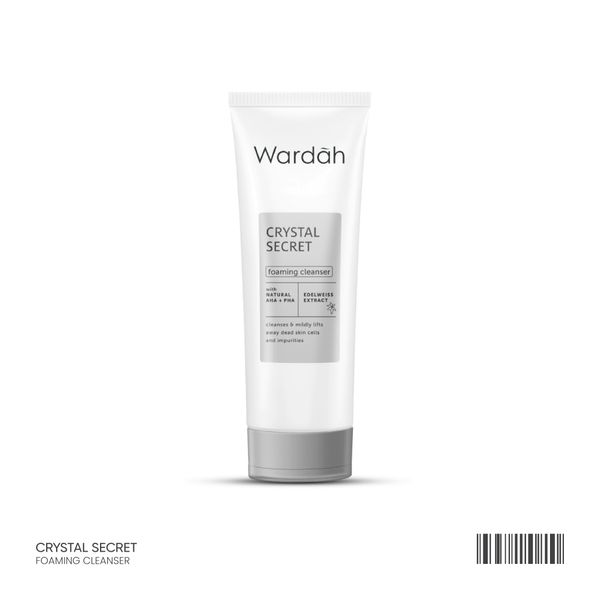 Wardah Crystal Secret NMF Amino + AHA PHA Clarifying Foaming Cleanser