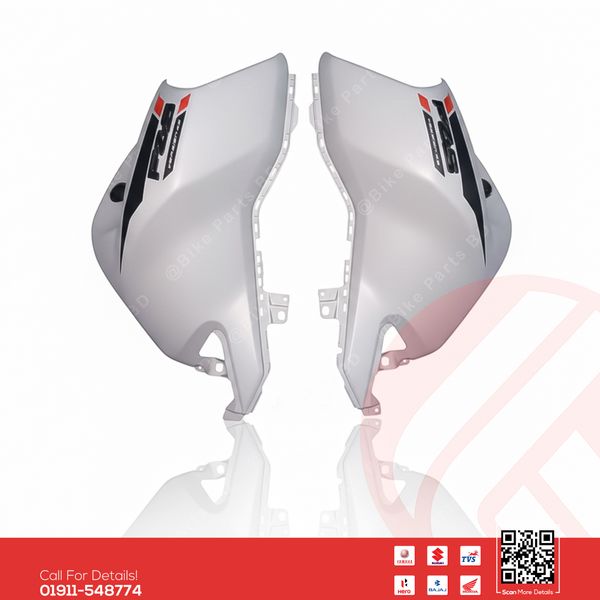 Tanky Box for Yamaha FZS V4 (Ice Fluo-Vermillion Color) bike.