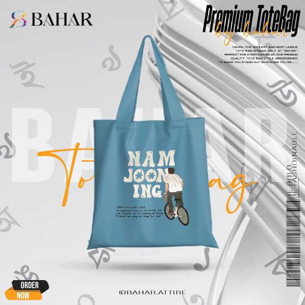 Trendy Top Handle Tote Canvas Bag