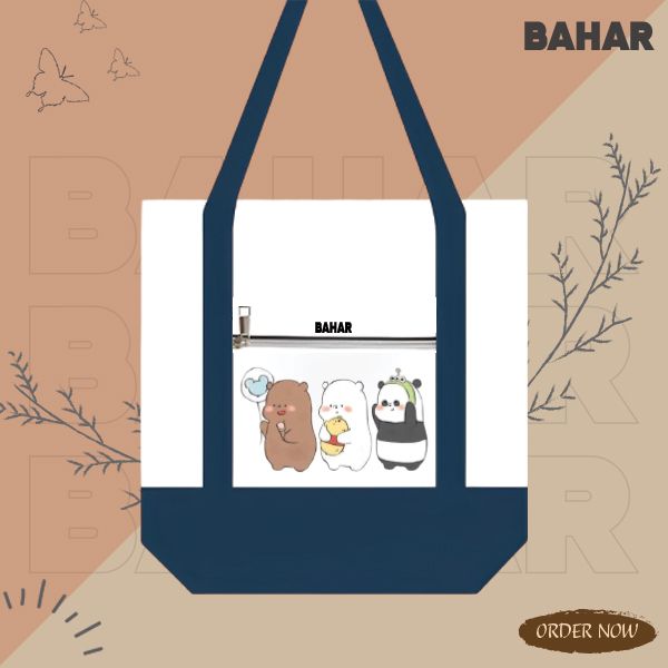 Versatile Large Capacity Tote Bags - Dual-Color Tote Bag