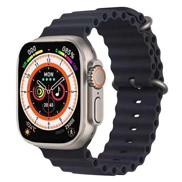 T800 Ultra 2 Plus Smartwatch – Black Color স্মার্ট ওয়াচ ।