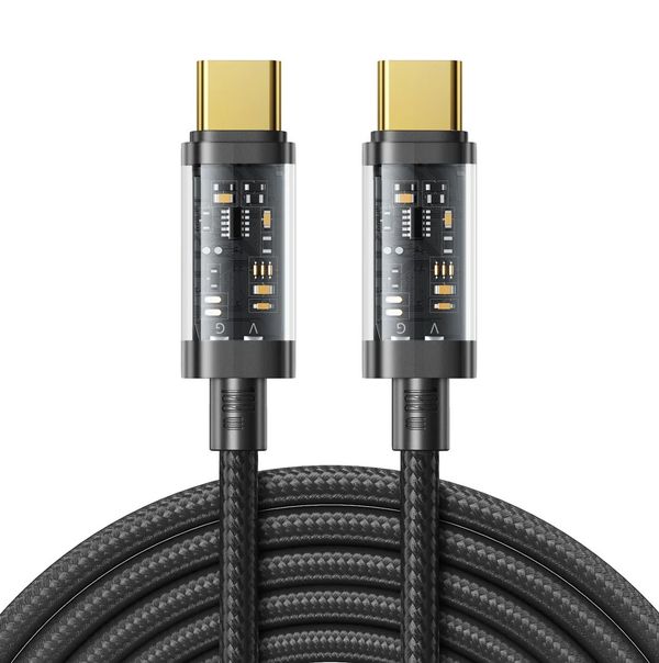 JOYROOM S-CC100A12, 100W Type-C to Type-C Cable 1.2M usb ক্যাবল।